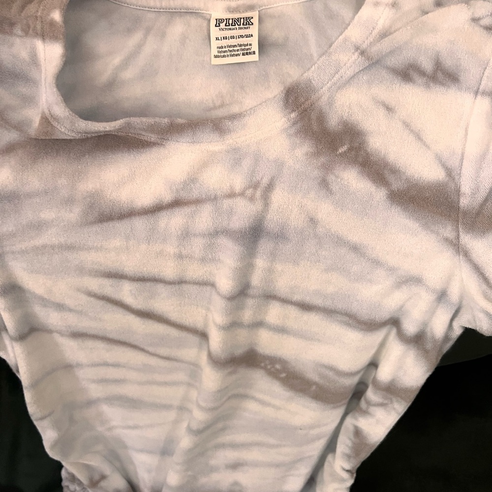 PINK Victoria's Secret Tie-Dye Midi Dress - Gray and White